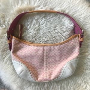 Coach Signature Logo Soho Hobo Bag